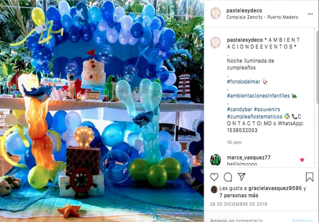 Ambientaciones temáticas pastelydeco