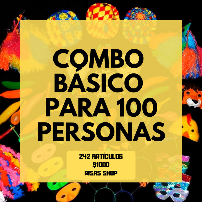 Combo cotillÓn carioca bÁsico