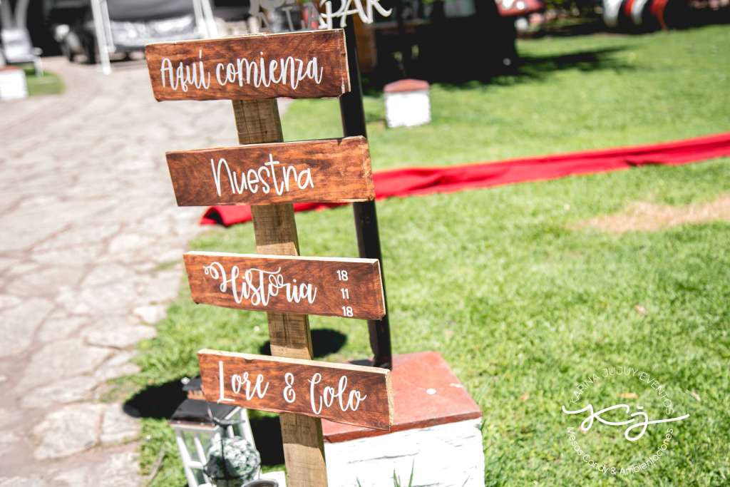 Ambientación casamiento karina jujuy eventos