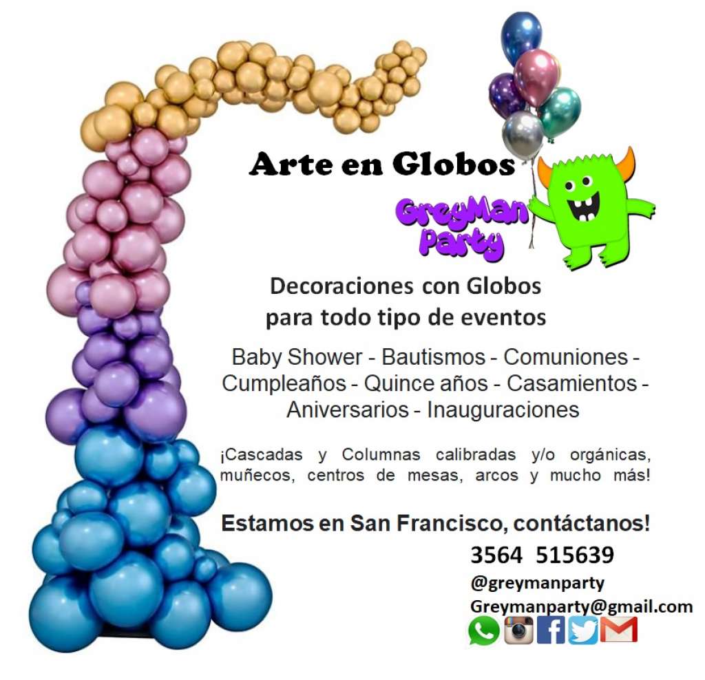 Decoraciones con globos