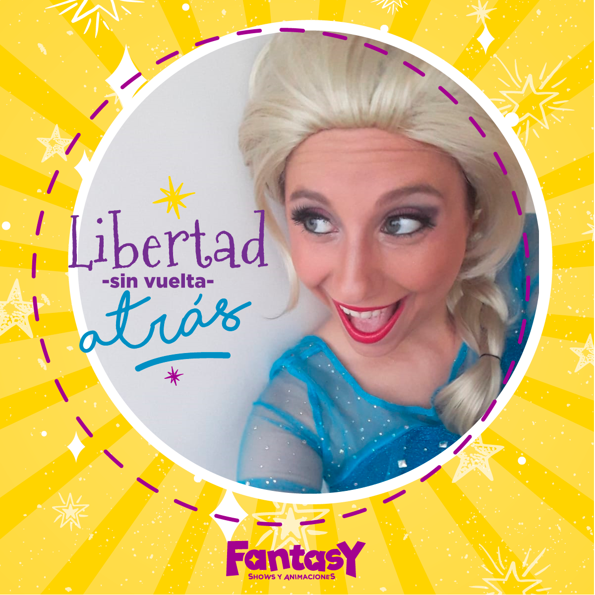 Show de personajes con cantantes en vivo