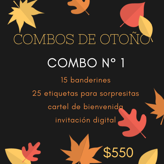 Combo deco de cumple infantil