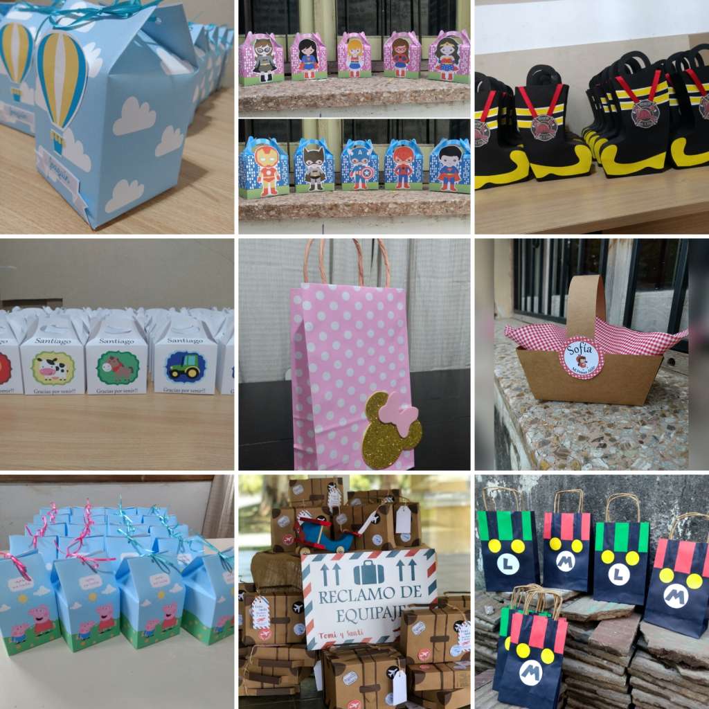 Cajitas golosineras personalizadas